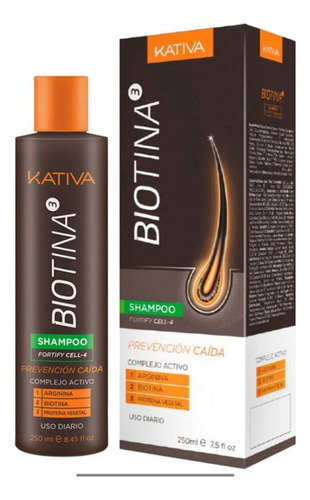 Shampoo  Kativa Anticaida Biotina 250ml