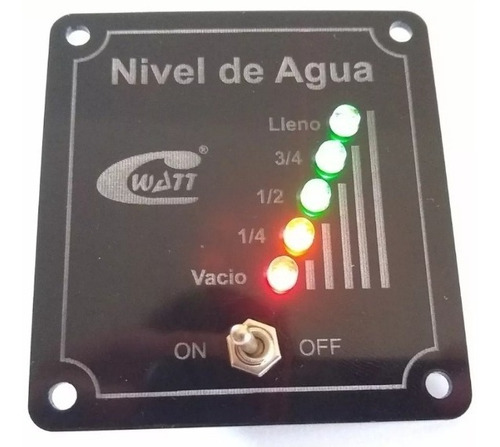 Medidor Nivel Tanque Agua Sensor Indicador Agua Mdq