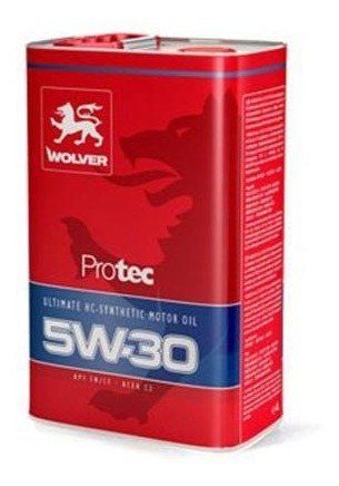 Aceite Wolver Protec 5w30 C2 X4l Sintetico