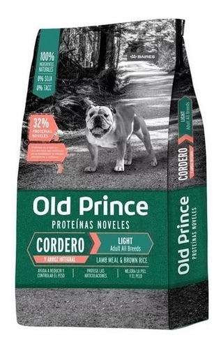 Alimento Old Prince Proteinas Noveles P/ Perro Adulto Light