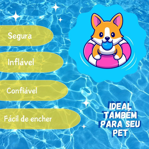 Piscina Inflável Infantil Fundo Do Mar 88,5l Pvc