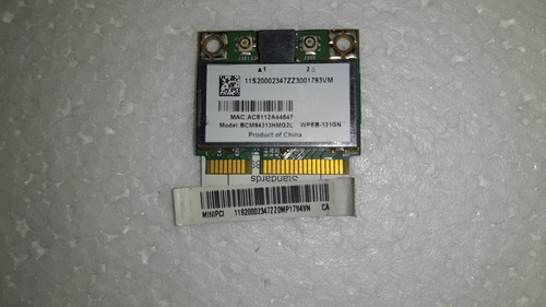 Tarjeta Wifi / Wireless Broadcom Bcm94313hmg2l .acer-dell