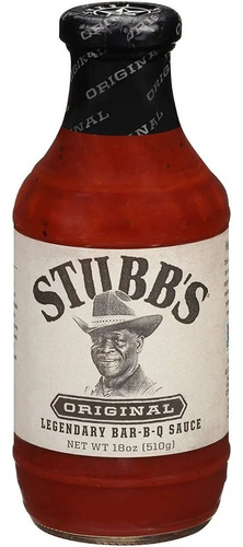 Salsa Legendaria Bar-b-q Stubb's Sabor Original 510g