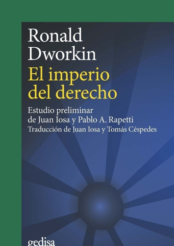 El Imperio Del Derecho - Ronald Dworkin