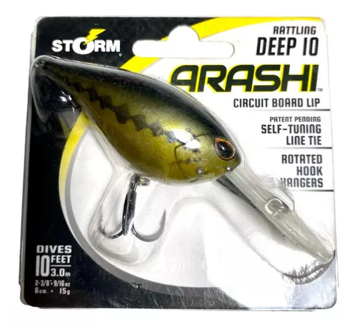 Señuelo Storm Arashi Rattling Deep 10 De 6 Cm-15 Gr-3 M