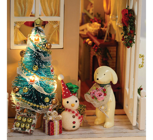 Mor Kit De Casa De Muñecas Diy: Modelo De Casa En Miniatura