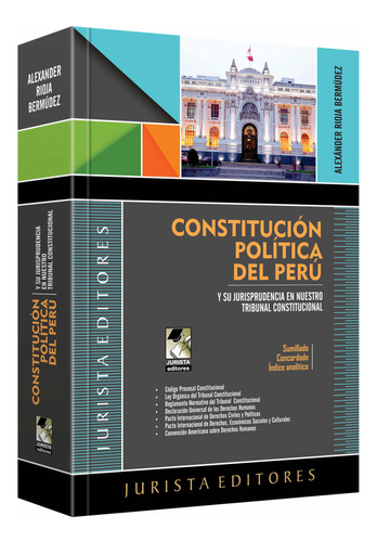 Constitución Política Del Perú Original Tapa Blanda