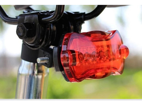 3 X 5 Luz De Cola De Bicicleta Led, Linterna De Seguridad De