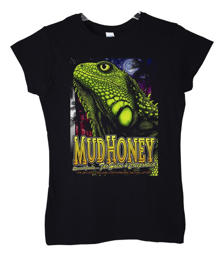 Polera Mujer Mudhoney San Diego Rock Abominatron