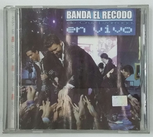 Cd Banda El Recodo En Vivo - Con Detalle En La Portada