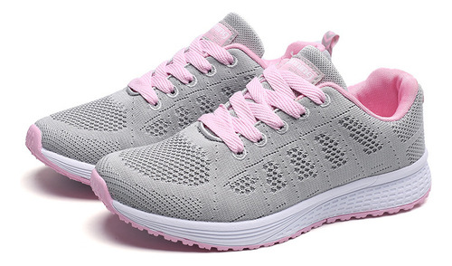 Zapatillas Deportivas De Malla Para Mujer, Zapatillas Casual
