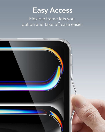 Funda Para iPad Pro 2024 De 13 Transparente Delgada Livi