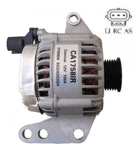 Alternador 90a Ford Focus 1.6 8v Zetec Rocan Ik2270