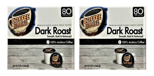 Keurig Coffee House Premium Blend Dark Roast 160 K-cups