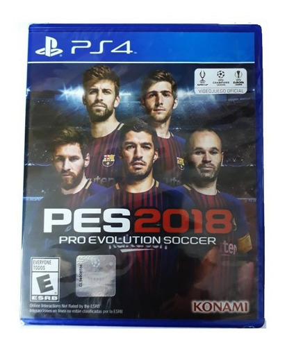 Pes 2018 Pro Evolution Soccer Ps4 Fisicos -local- Mg