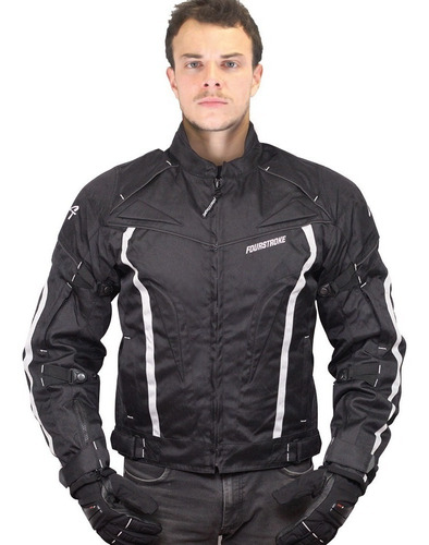 Campera Con Protecciones Eco Jacket Fourstroke Bertone Motos