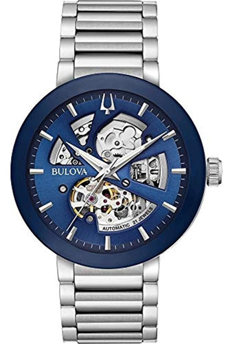 Bulova Reloj Analógico Para Hombre Automático Con Correa En