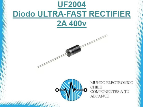 2 X Uf2004 Diodo Ultra-fast Rectifier 2a 400v