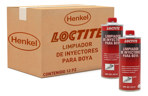 Kit Caja 12 Limpiador Liquido Inyectores Para Boya Loctite