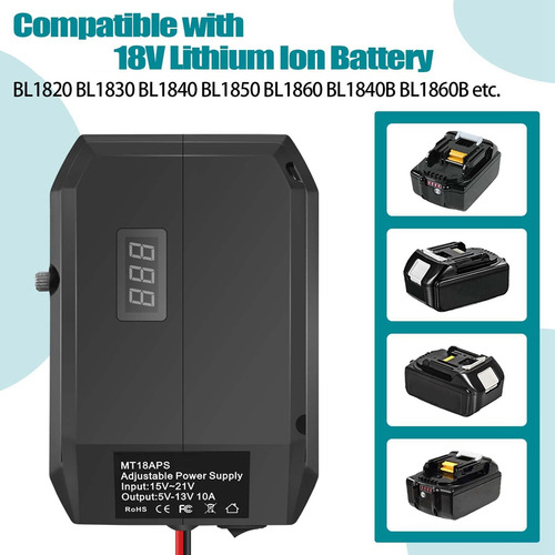 , Convertidor Reductor De 18 V A 12 V Para Batería De 18 V,