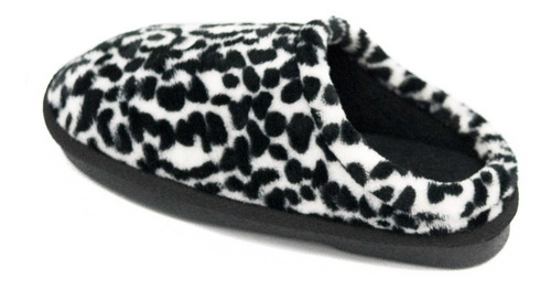 Imagen 4 de 4 de Zapatos De Descanso, Mujer, Pantuflas. Suaves. Negra Perrito