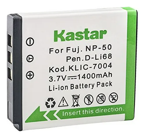 Baterías Y Cargador Kastar Para Fujifilm, Kodak Y Pentax