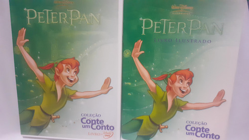 Dvd + Livro Peter Pan Coleção Conte Um Conto Clássico Disney (Usado)