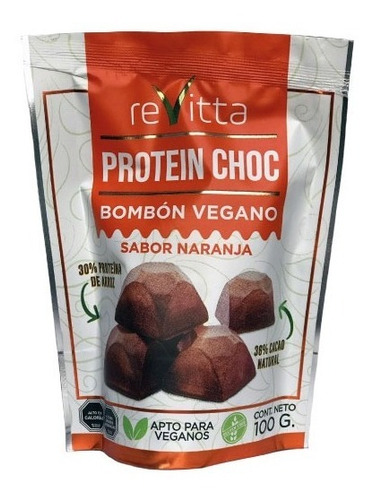 Bombon Vegano Proteina De Arroz Y Cacao Protein Choc 100 Gr.