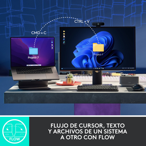 Kit Logitech Teclado Mx Keys Mini + Mouse Mx Master 3s Gris