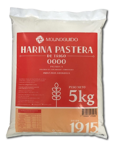 Harina De Trigo Pastera 0000 5 Kg