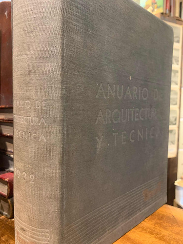 Anuario De Arquitectura Y Técnica Terrot Gran Libro De 1932 (Usado)