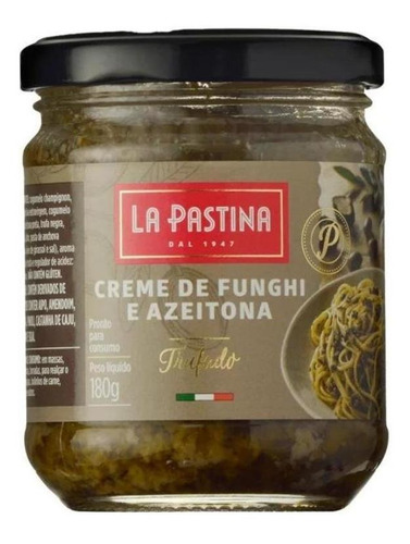 Creme De Funghi E Azeitona Trufado La Pastina 180g