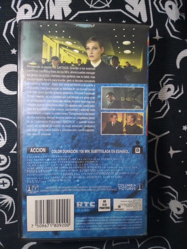 Gattaca: Experimento Genético - Vhs - Una Thurman Ethan Hawk
