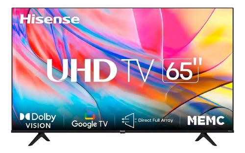 Hisense Pantalla 65pul. 4k Uhd Smart Tv Msi
