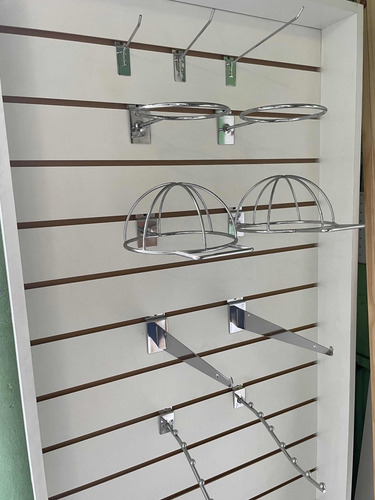 Ganchos Para Panel Ranurado Y Perforado De 15 Cm 50 Unidades