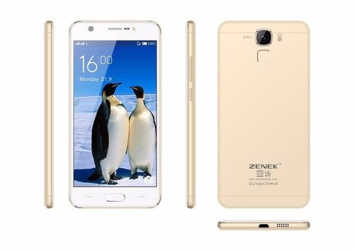 Zenek Pinguino Z5519 Detector Huella Android 6 Mem 16g Cam 8