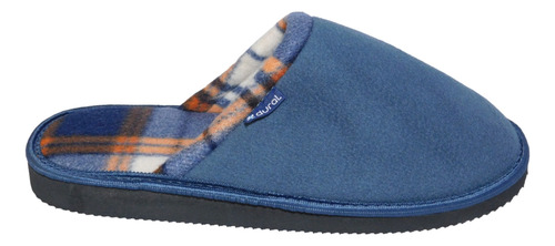 Pantufla Chinela De Abrigo Azul Piedra Hombre 