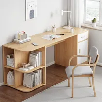 Comprar Escritorio De Melamina Luis Amplio 160cm 1 Cajón 1 Puerta