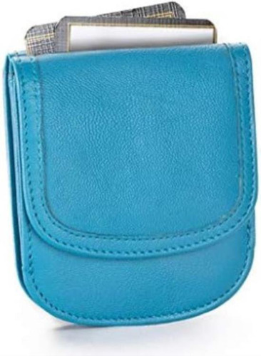 Taxi Wallet Cuero Suave, Blue Moon Una Billetera Simple, Con