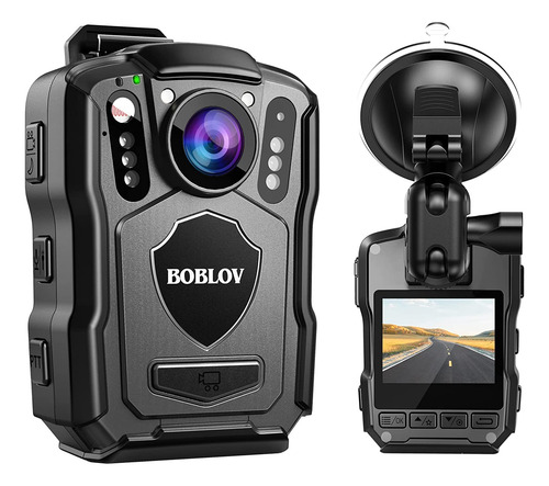 Cámara Corporal Boblov M5 2k Hd 128 Gb Ip67