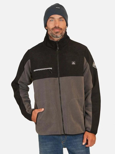 Poleron Micropolar Tilo Gris Hombre Rip Curl