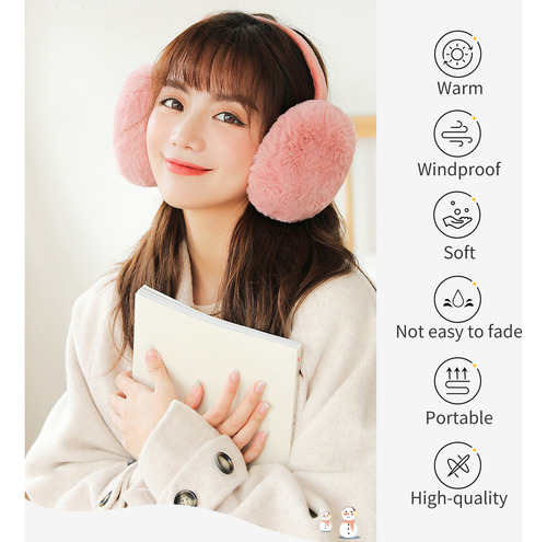 Orejeras Furry Winter: Cálidas Orejeras Plegables Para El Fr