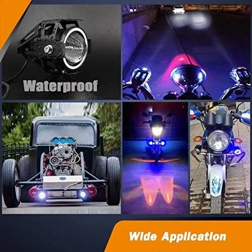 Faros Delanteros De Motocicleta Cree U7 Led,luces Antiniebla