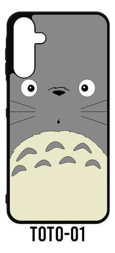 Funda Totoro Anime Manga Compatible Con Motorola Moto Tpu Negro G60