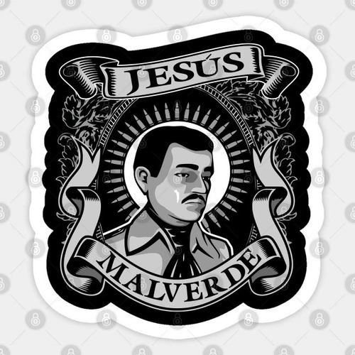 Jesus Malverde, Resina Fina Curado Para Proteccion 