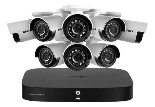 Kit Lorex 8 Camaras De Seguridad Full Hd 1080p Dvr Dd 1tb