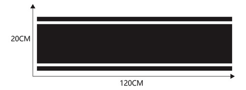 Bx Calcomanía De Vinilo Universal Con Diseño De Rayas De