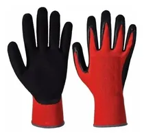 Comprar Guantes Trabajo Obra Construcción De Tela Y Goma Resistente