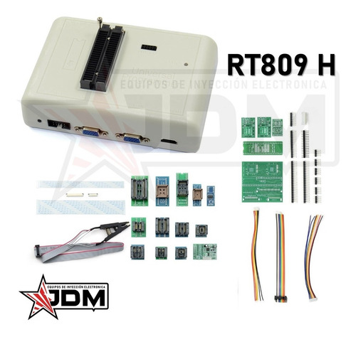 Imagen 2 de 8 de Programador Eeprom Rt809h Nand Flash Con Accesorios Jdm
