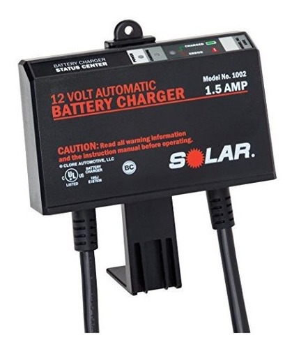 Solar 1002 1.5 Amp 12v Cargador De Batería Automático A Bord